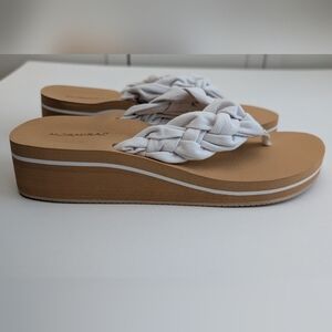 Mormirac Women's Orthotic Sandals Flip Flops Braided Comfortable Arch Support 7